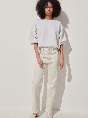 Rachel Comey ivory denim Collins pant